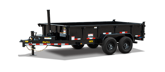 Big Tex Telescopic Dump Trailer